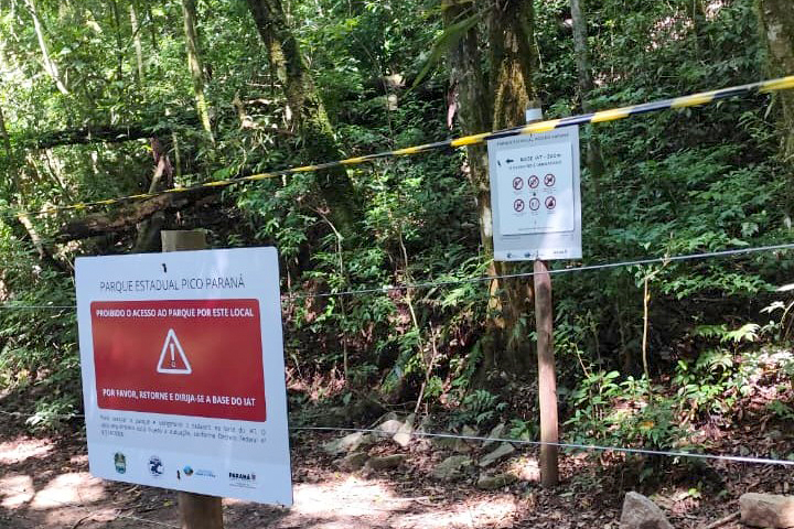 IAT aplica multas em ação de fiscalização no Parque Estadual Pico Paraná