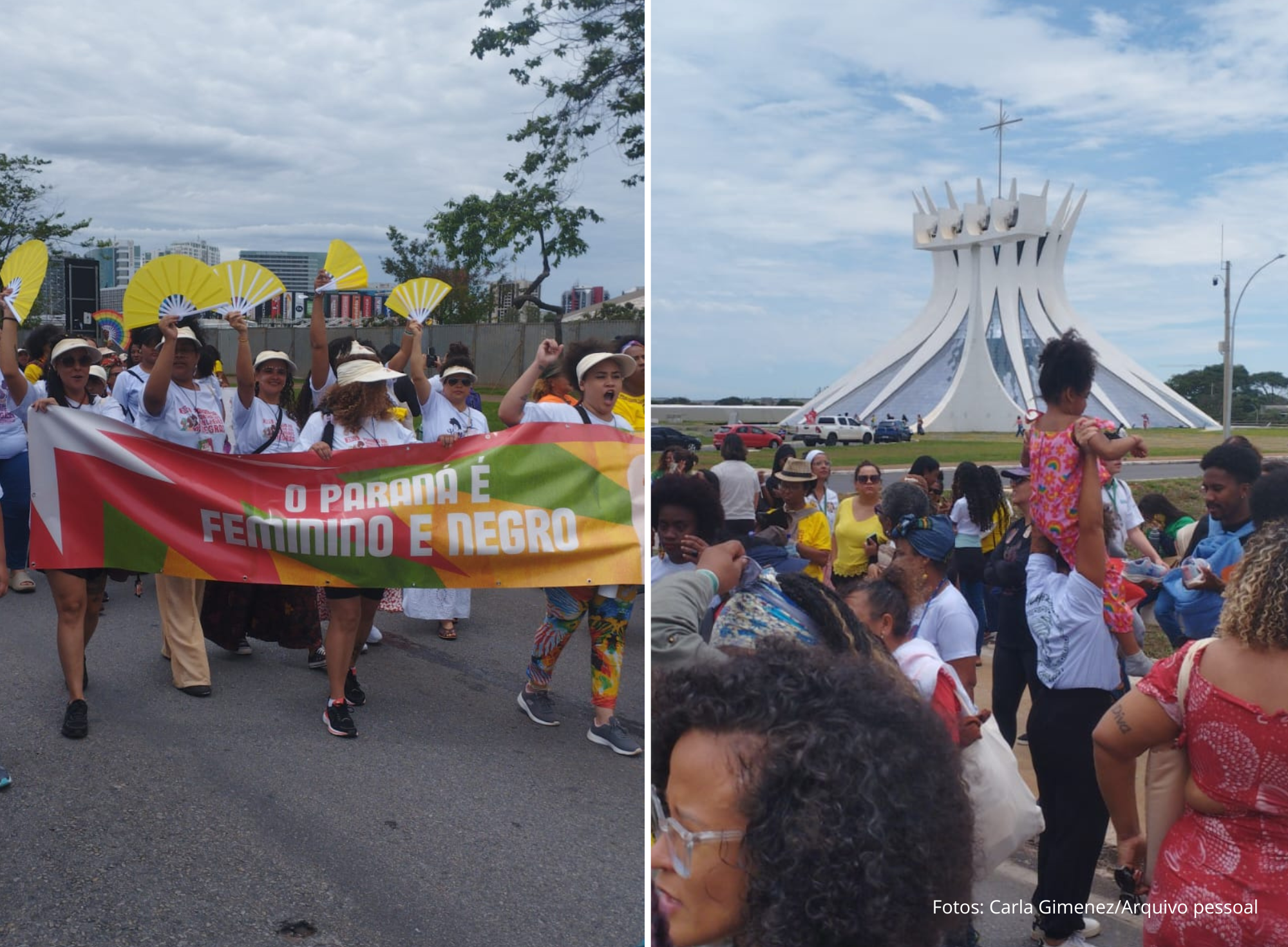 Reparação, direito à vida e racismo religioso: as pautas paranaenses na Marcha das Mulheres Negras