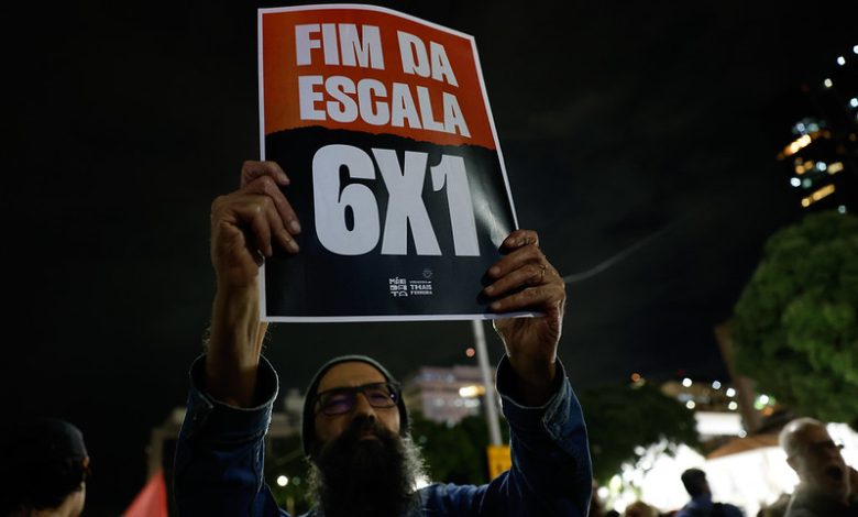 Foz vai às ruas contra proposta que empurra fim da escala 6×1 para 2036